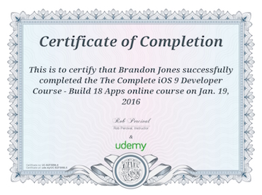 The Complete iOS 9 Developer Course Screenshot